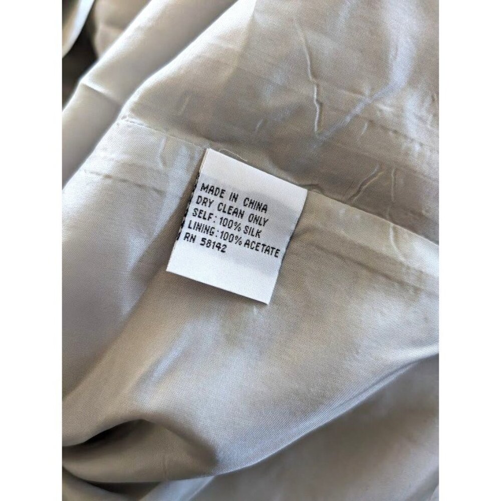 Women's Vintage Talbots Petite Pure Silk Shift Dress Size 8p Plaid Spring NEW - Picture 7 of 7